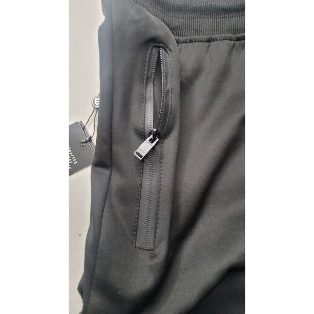 Encrypted Cargo Jogger Pants Mens 2X Black Zip Pockets Stretch NEW - Picture 4 of 13